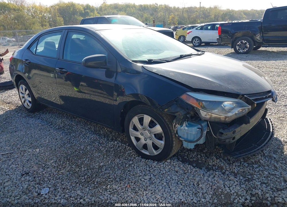 2015 TOYOTA COROLLA LE VIN: 2T1BURHE1FC263565