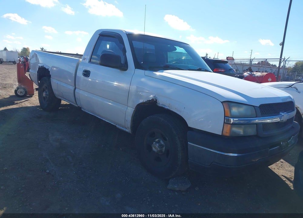 2003 CHEVROLET SILVERADO 1500 WORK TRUCK VIN: 1GCEC14V43Z103706