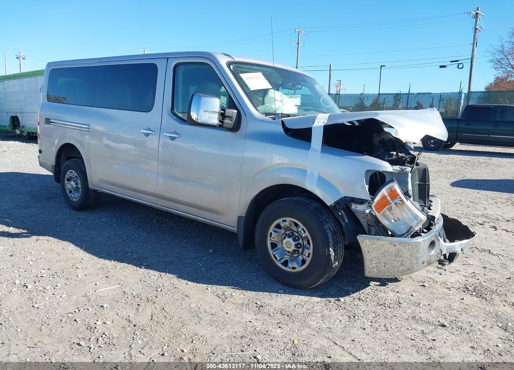 2019 NISSAN NV PASSENGER NV3500 HD SL V8 VIN: 5BZAF0AA8KN852290