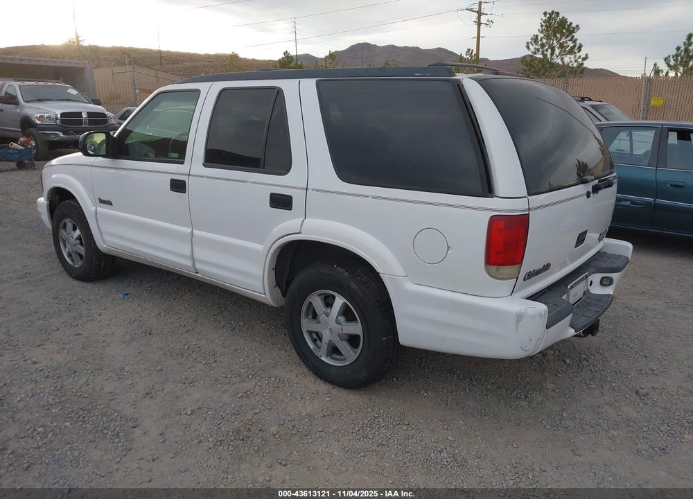2000 OLDSMOBILE BRAVADA VIN: 1GHDT13W5Y2219674