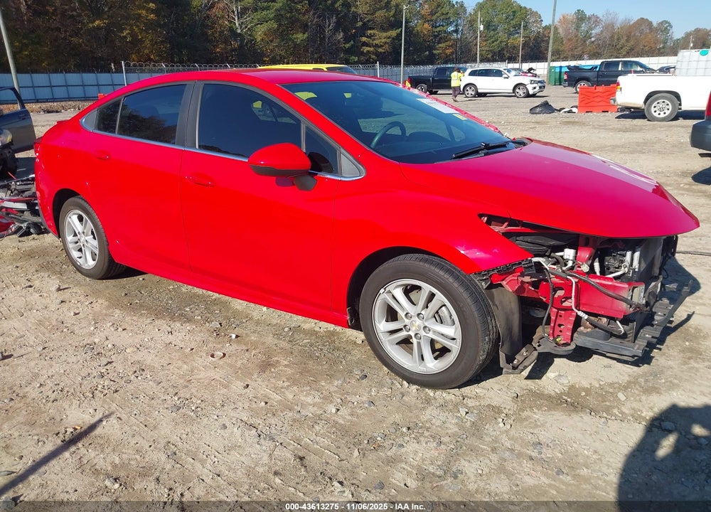 2016 CHEVROLET CRUZE LT AUTO VIN: 1G1BE5SM6G7272943