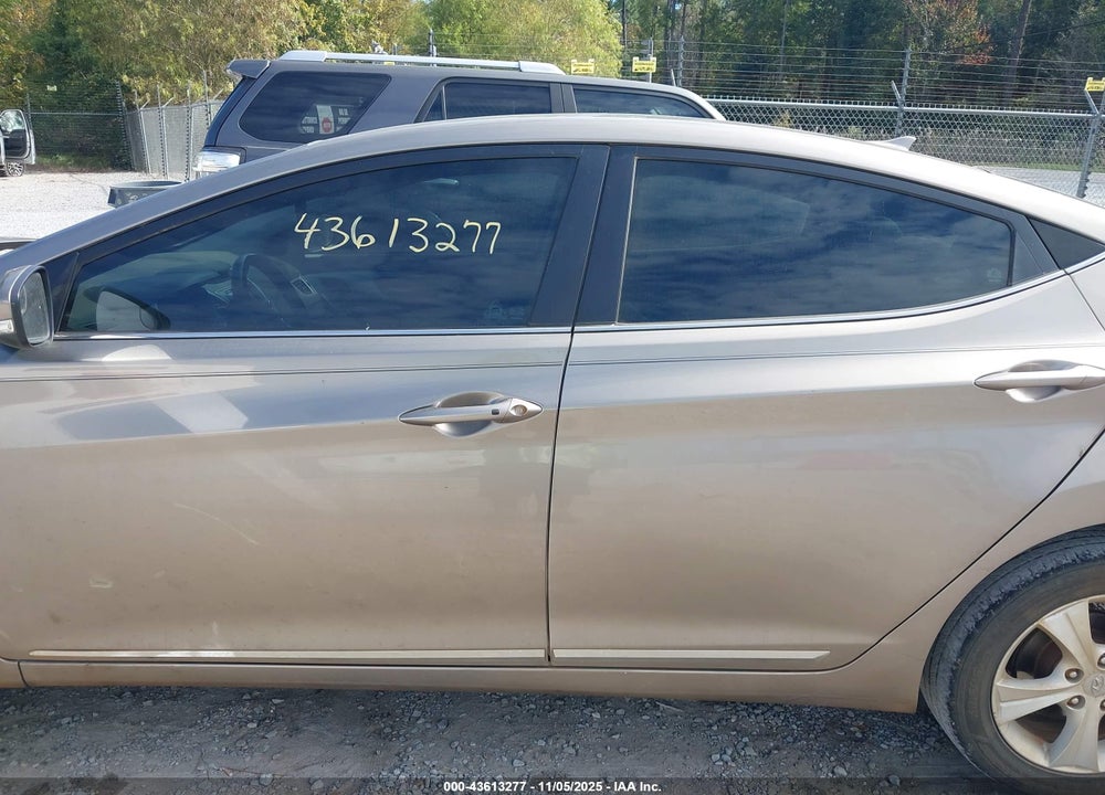 2016 HYUNDAI ELANTRA VALUE EDITION VIN: 5NPDH4AE9GH783487
