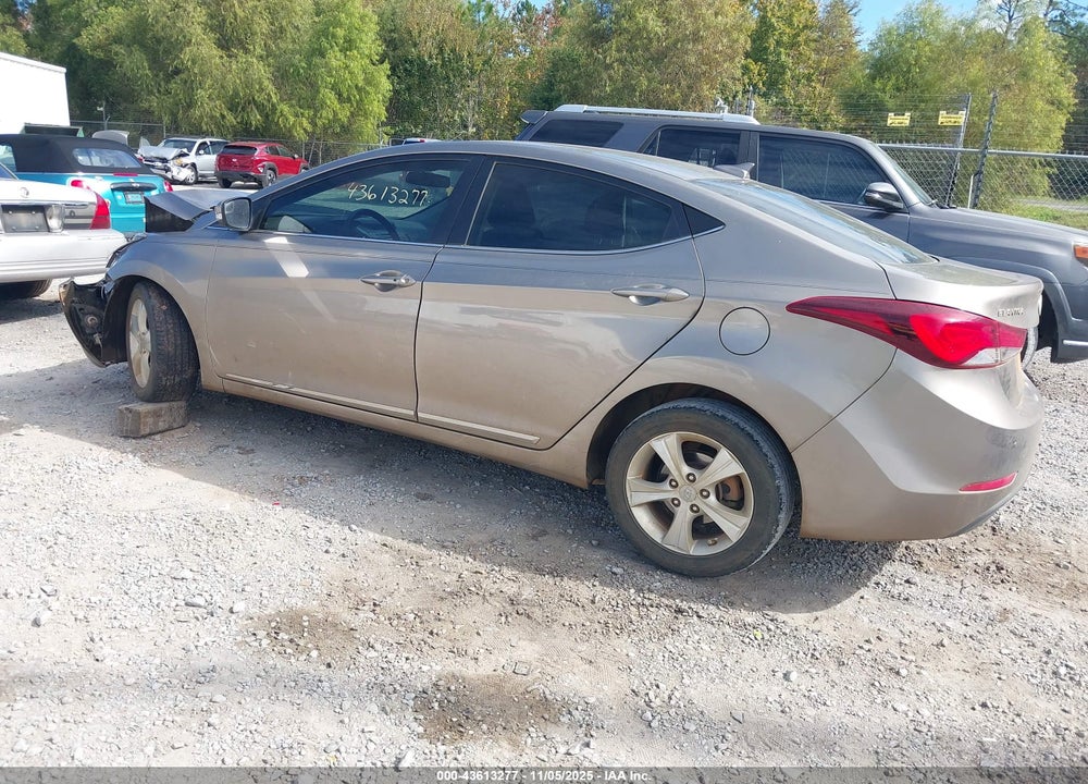 2016 HYUNDAI ELANTRA VALUE EDITION VIN: 5NPDH4AE9GH783487