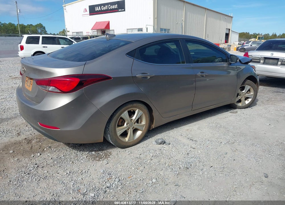 2016 HYUNDAI ELANTRA VALUE EDITION VIN: 5NPDH4AE9GH783487