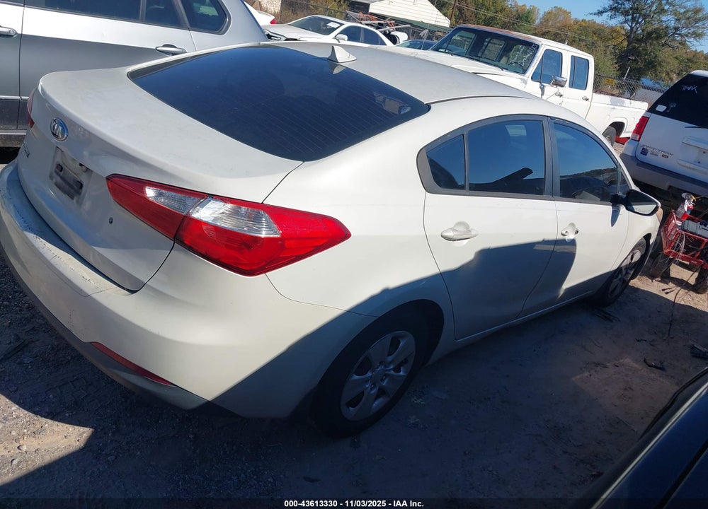 2015 KIA FORTE LX VIN: KNAFK4A67F5340463
