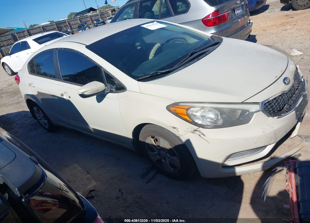 2015 KIA FORTE LX VIN: KNAFK4A67F5340463