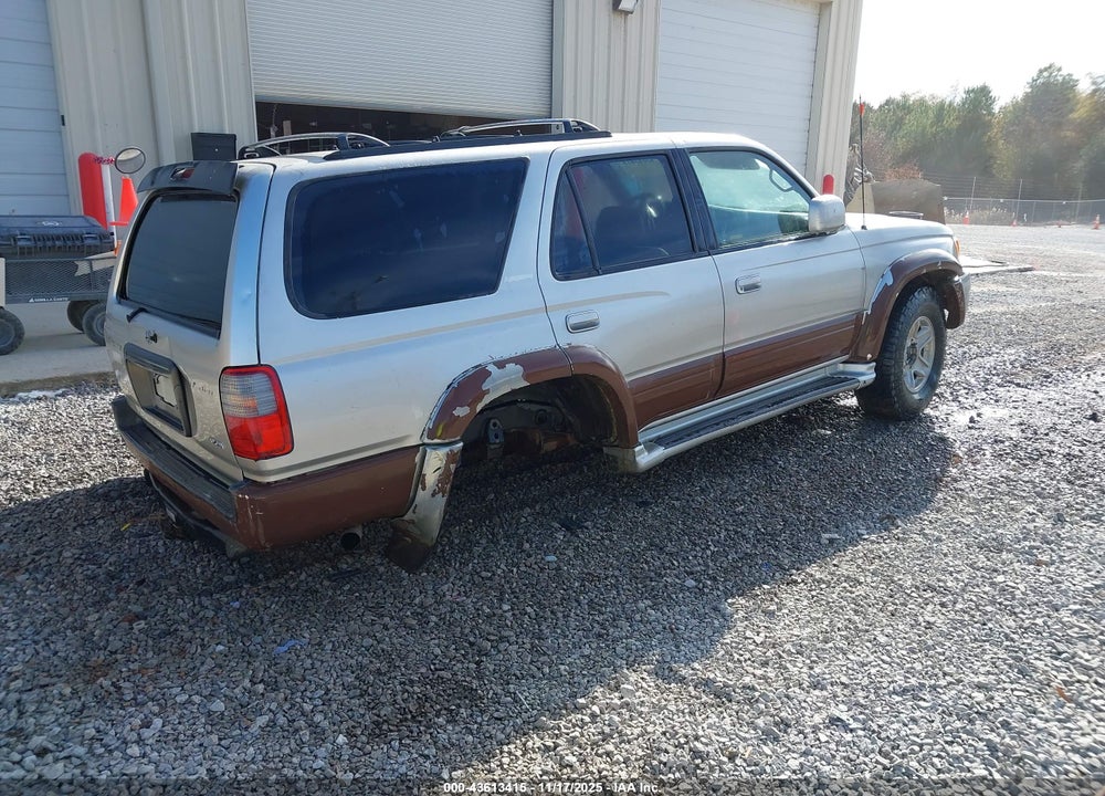 1999 TOYOTA 4RUNNER LIMITED V6 VIN: JT3HN87R5X0236763