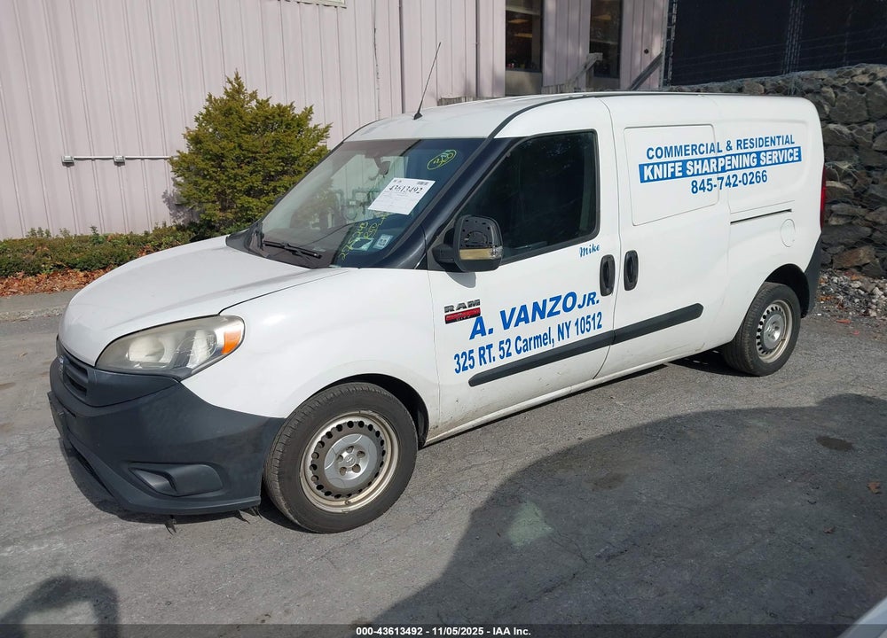2017 RAM PROMASTER CITY VIN: ZFBERFABXH6E22130