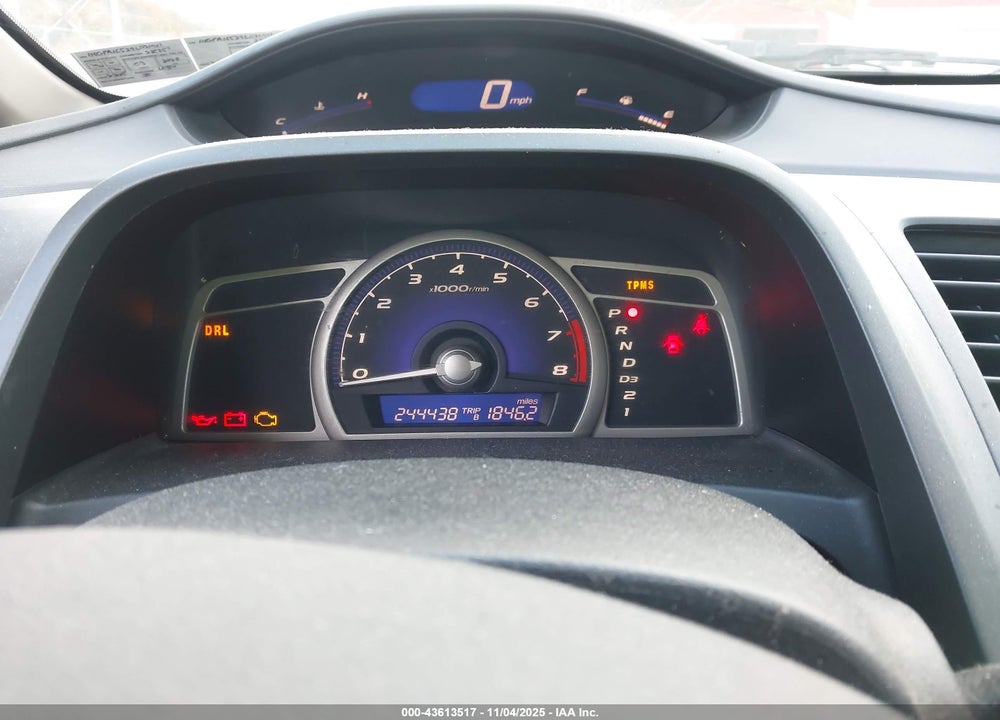 2009 HONDA CIVIC VIN: 1HGFA16529L021011
