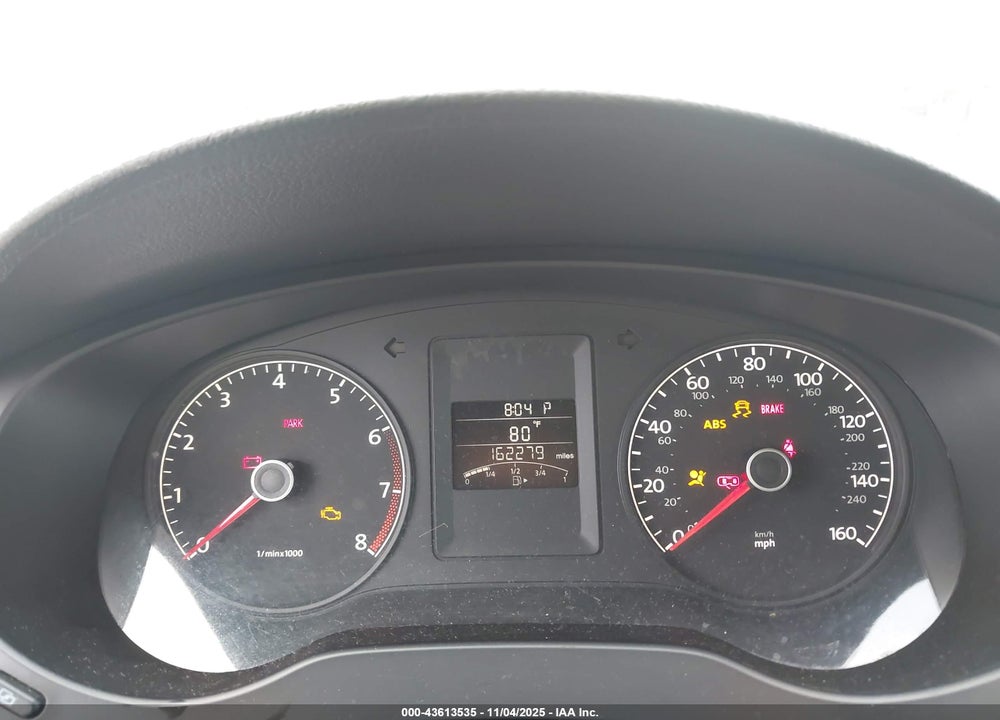 2012 VOLKSWAGEN JETTA 2.0L S VIN: 3VW2K7AJ8CM333922