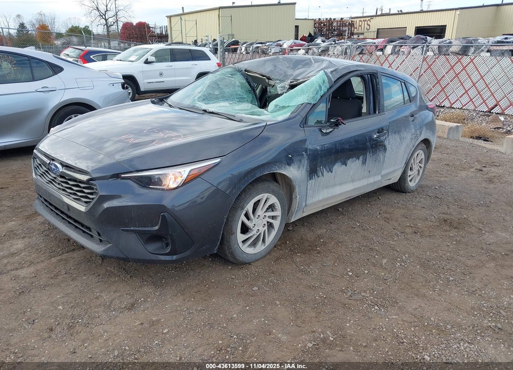 2025 SUBARU IMPREZA BASE 5-DOOR VIN: JF1GUABC5S8233723