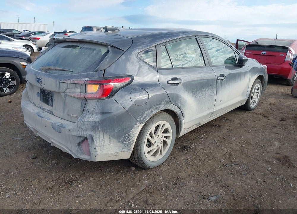 2025 SUBARU IMPREZA BASE 5-DOOR VIN: JF1GUABC5S8233723