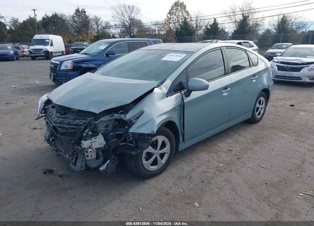 2013 TOYOTA PRIUS THREE VIN: JTDKN3DU7D5603206