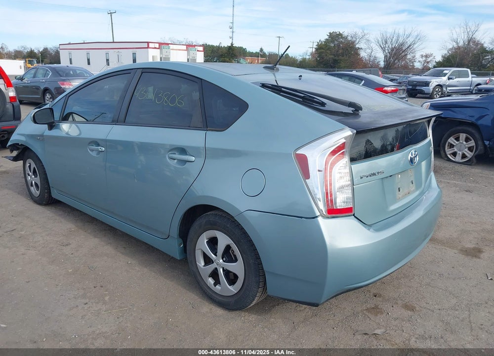 2013 TOYOTA PRIUS THREE VIN: JTDKN3DU7D5603206