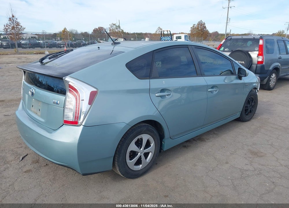 2013 TOYOTA PRIUS THREE VIN: JTDKN3DU7D5603206