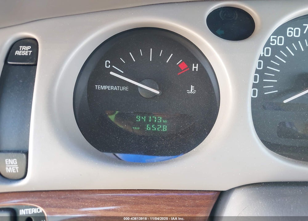 2001 BUICK LESABRE CUSTOM VIN: 1G4HP54K51U265509