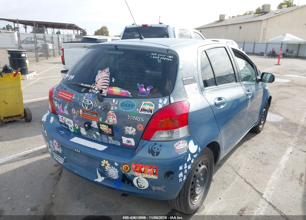 2010 TOYOTA YARIS VIN: JTDKT4K32A5318351