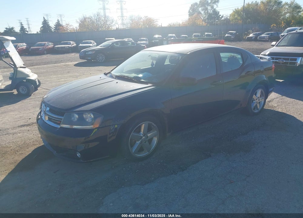 2012 DODGE AVENGER SXT VIN: 1C3CDZCB0CN290853