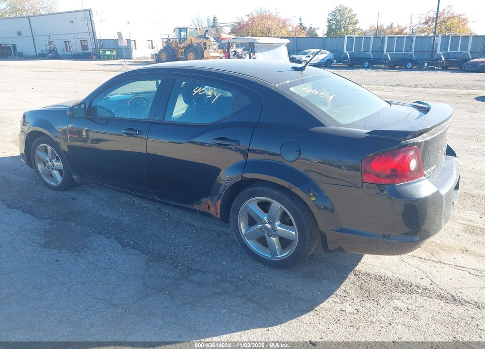 2012 DODGE AVENGER SXT VIN: 1C3CDZCB0CN290853