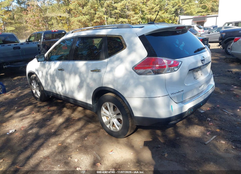 2016 NISSAN ROGUE SV VIN: 5N1AT2MN0GC768160