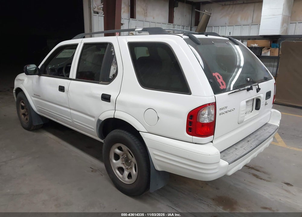2004 ISUZU RODEO S 3.2L V6 VIN: 4S2CK58W244301482