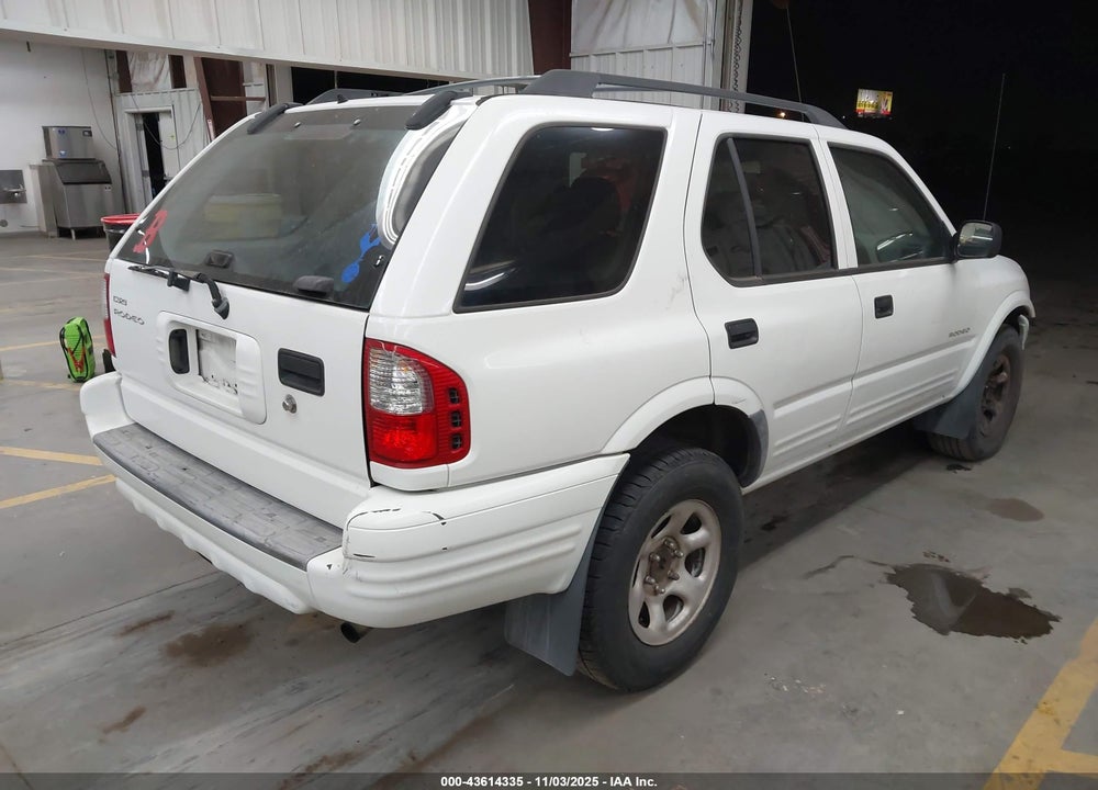 2004 ISUZU RODEO S 3.2L V6 VIN: 4S2CK58W244301482