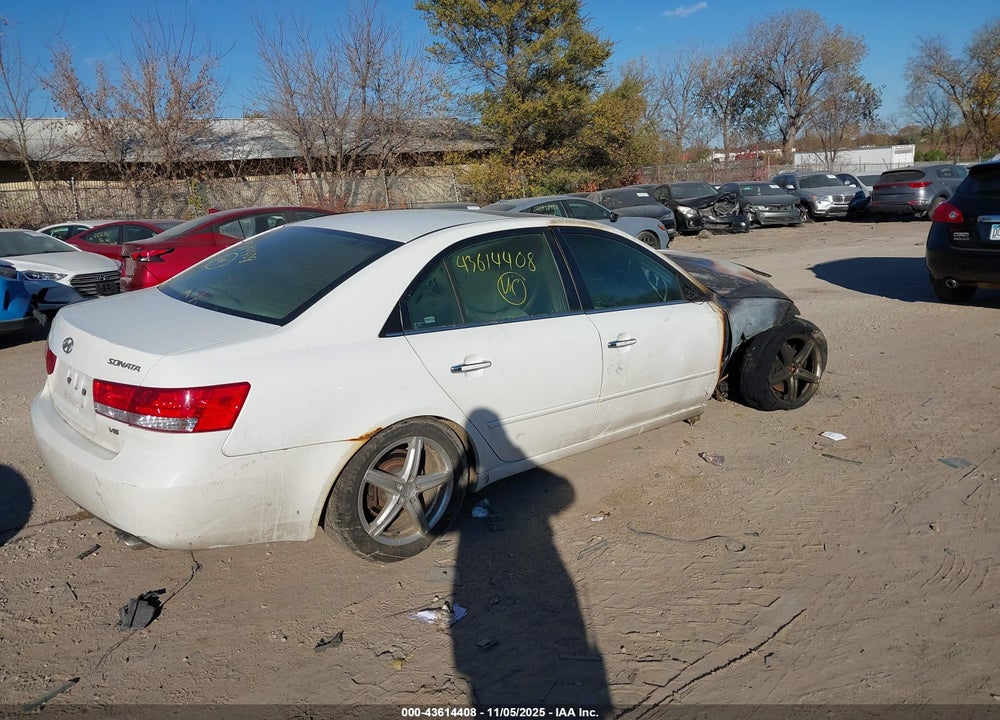 2006 HYUNDAI SONATA GLS V6/LX V6 VIN: 5NPEU46F96H083890
