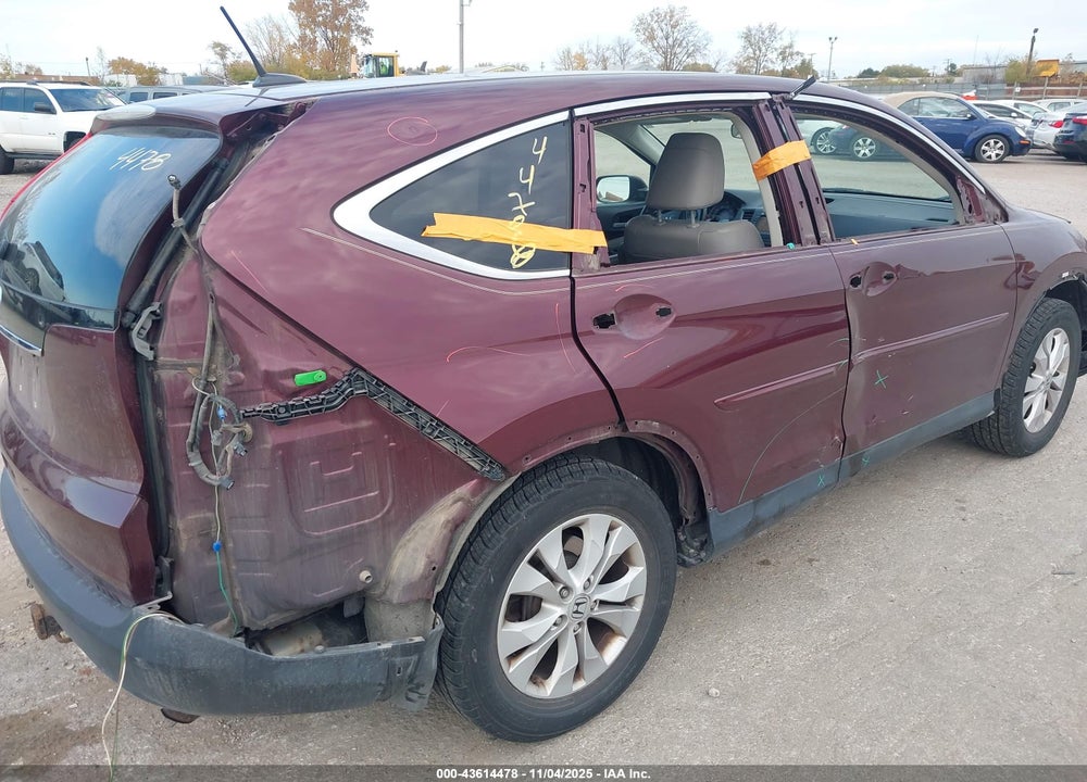 2012 HONDA CR-V EX-L VIN: 5J6RM3H76CL013055