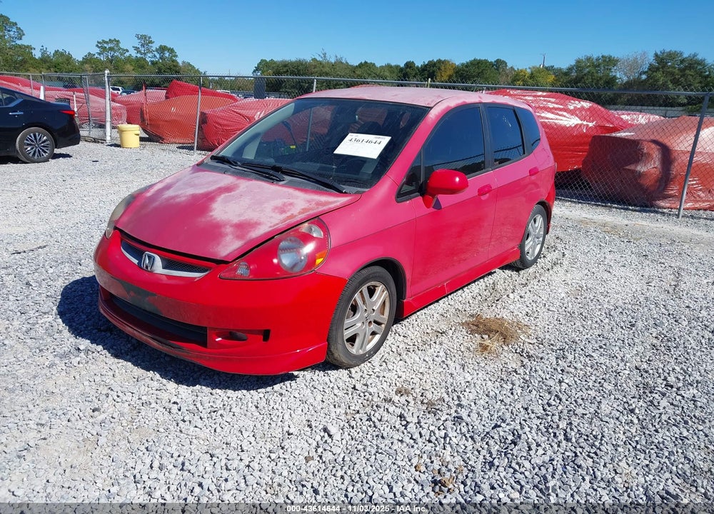 2008 HONDA FIT SPORT VIN: JHMGD38678S015770