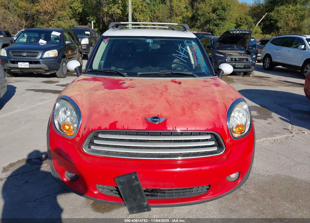 2012 MINI COOPER VIN: WMWZB3C5XCWM02665