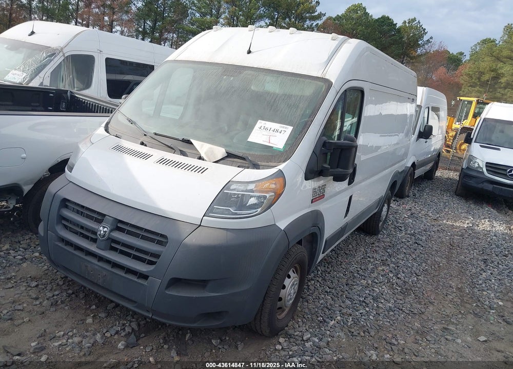 2017 RAM PROMASTER 1500 HIGH ROOF 136 WB VIN: 3C6TRVBG8HE506129