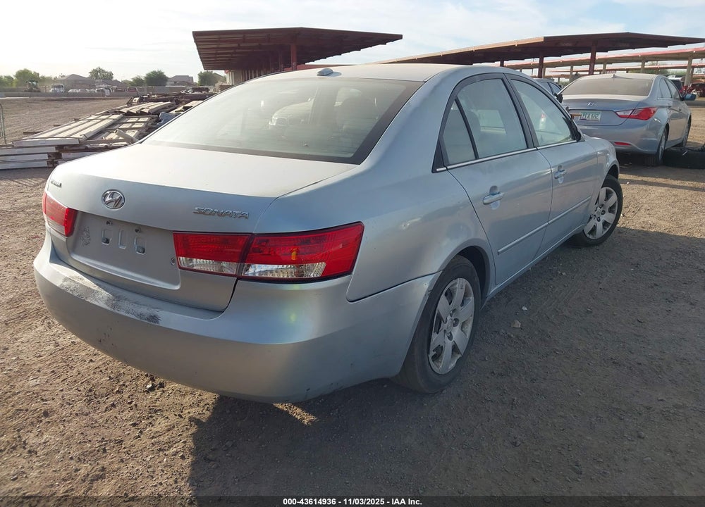 2008 HYUNDAI SONATA GLS VIN: 5NPET46C68H372589