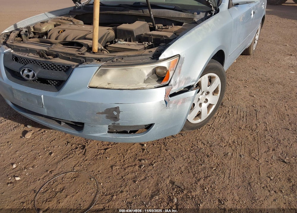 2008 HYUNDAI SONATA GLS VIN: 5NPET46C68H372589