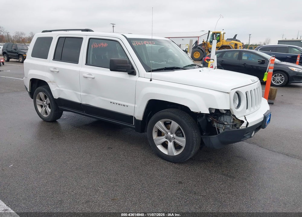 2013 JEEP PATRIOT LATITUDE VIN: 1C4NJRFB2DD177549