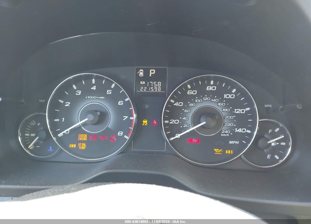 2010 SUBARU OUTBACK 2.5I PREMIUM VIN: 4S4BRCFC7A3318730