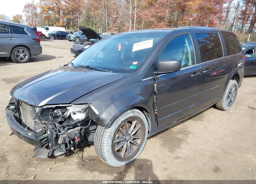 2017 DODGE GRAND CARAVAN SXT VIN: 2C4RDGCG3HR806297