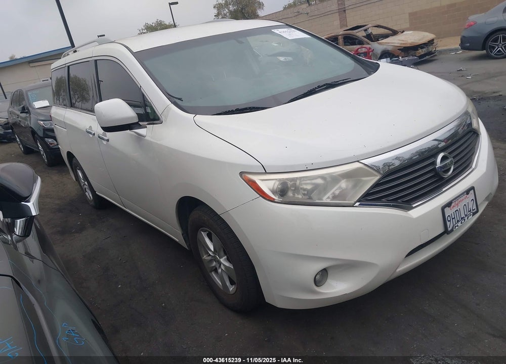 2014 NISSAN QUEST SV VIN: JN8AE2KP7E9100289