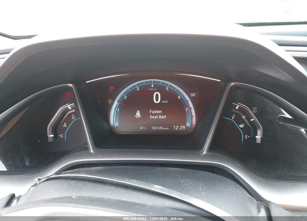 2016 HONDA CIVIC VIN: 19XFC1F34GE221255
