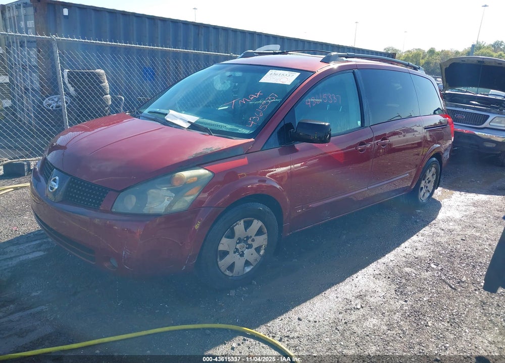 2006 NISSAN QUEST 3.5 VIN: 5N1BV28U56N126598