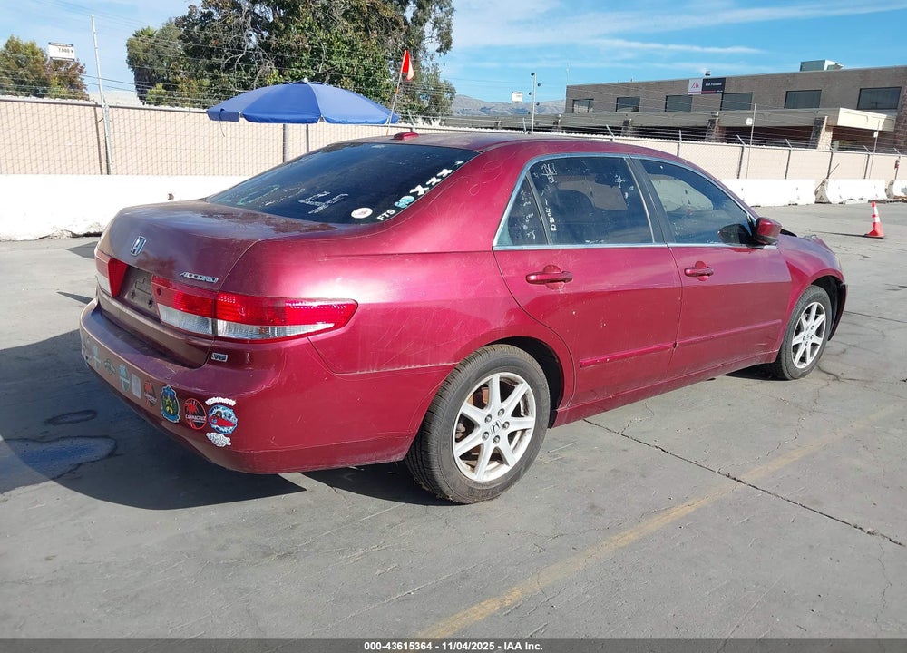 2004 HONDA ACCORD 3.0 EX VIN: 1HGCM66514A067585