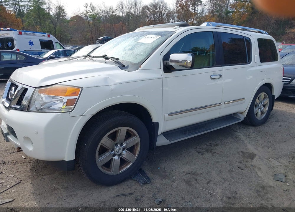 2012 NISSAN ARMADA PLATINUM VIN: 5N1BA0NE7CN606991
