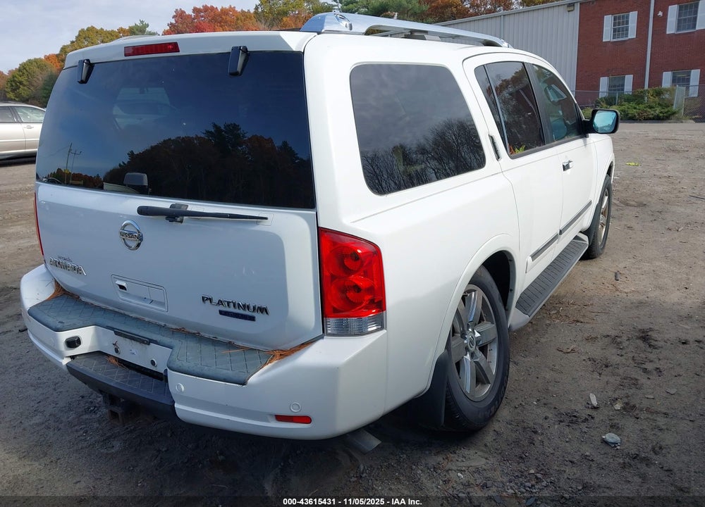 2012 NISSAN ARMADA PLATINUM VIN: 5N1BA0NE7CN606991