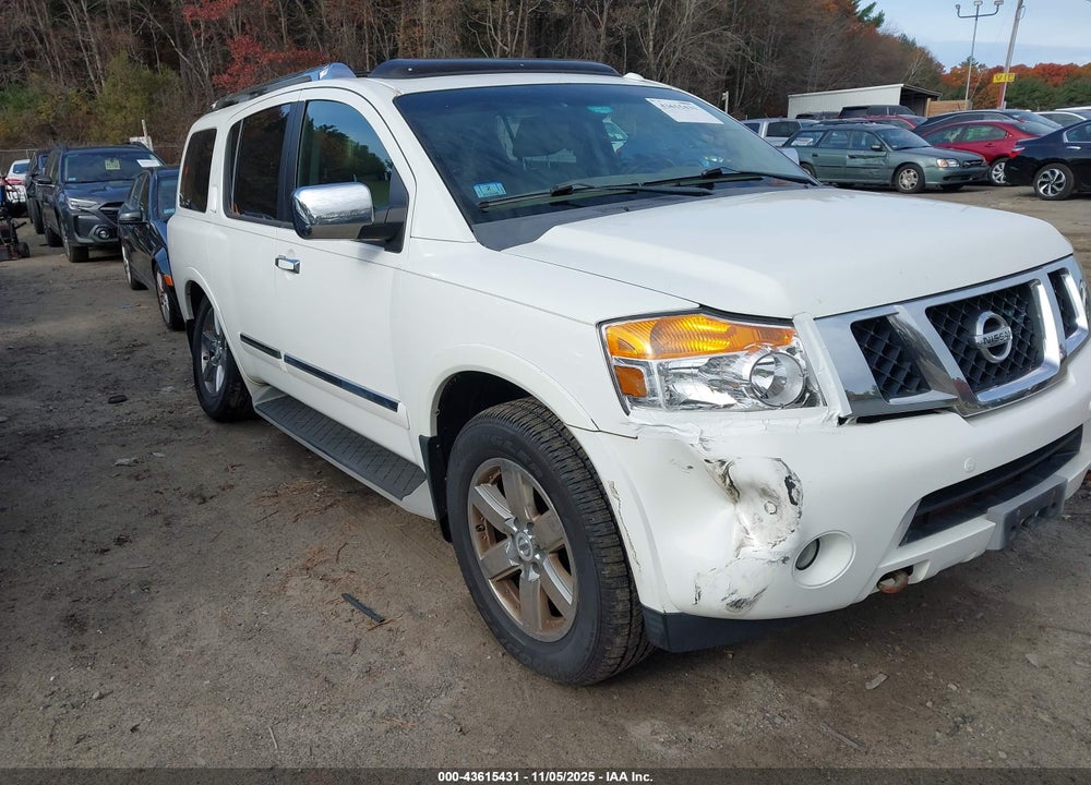 2012 NISSAN ARMADA PLATINUM VIN: 5N1BA0NE7CN606991
