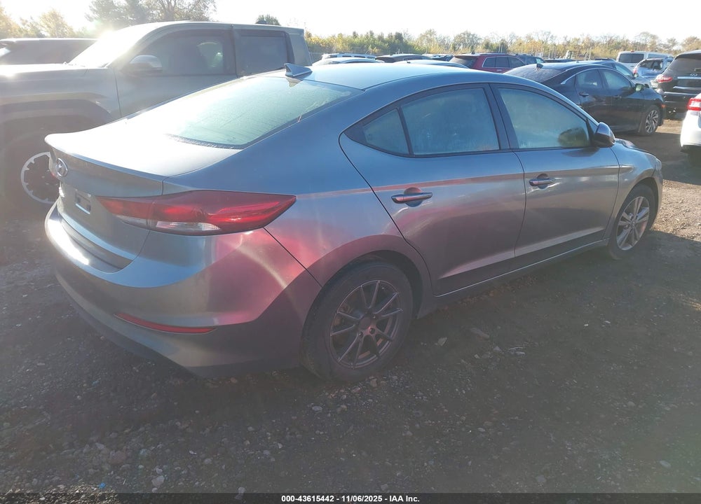 2018 HYUNDAI ELANTRA VIN: KMHD84LF4JU527529