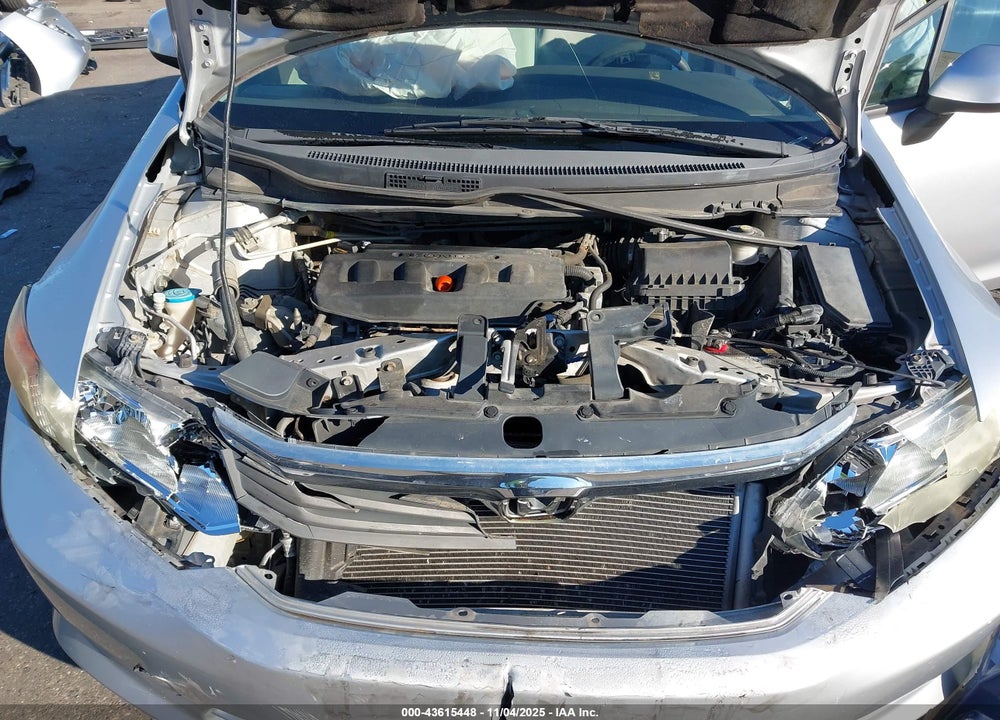 2012 HONDA CIVIC LX VIN: 19XFB2F52CE084661