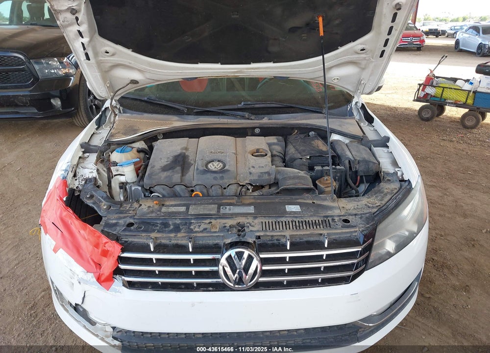 2012 VOLKSWAGEN PASSAT 2.5L SEL PREMIUM VIN: 1VWCP7A33CC077987