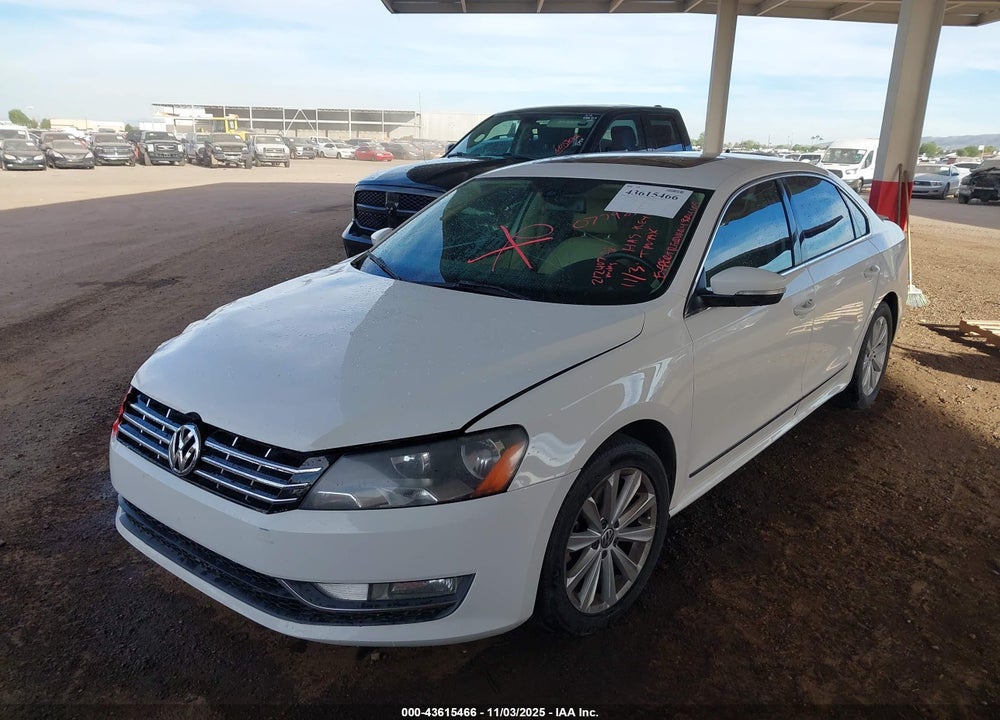 2012 VOLKSWAGEN PASSAT 2.5L SEL PREMIUM VIN: 1VWCP7A33CC077987