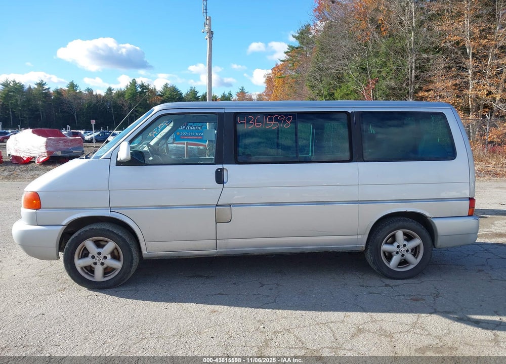 2002 VOLKSWAGEN EUROVAN GLS VIN: WV2KB47032H057122