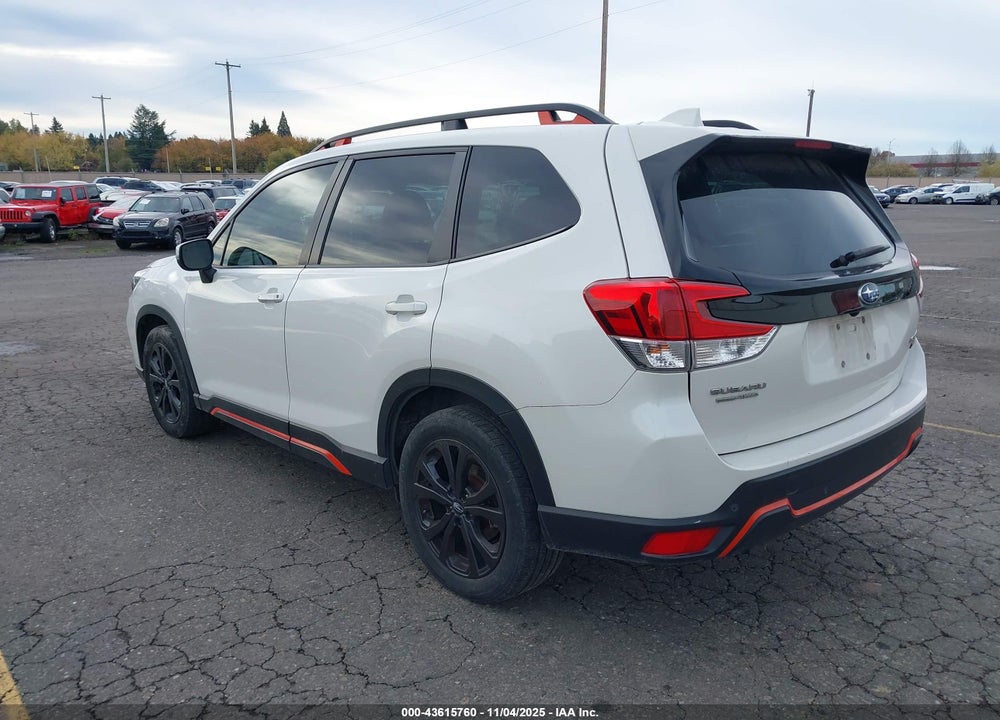 2021 SUBARU FORESTER SPORT VIN: JF2SKARC1MH574685