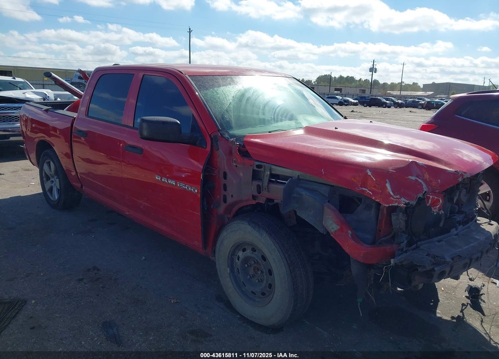 2012 DODGE RAM 1500 VIN: 1C6RD6KT3CS181777